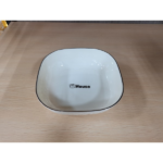 PET WHITE HOT SILVER BOWL-23.8X7CM