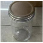GLASS JAR W/COVER-650ML