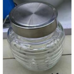 GLASS JAR W/COVER-1400ML
