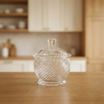 GLASS CANDY JAR W/LID-8.5X10 - Image 2