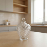 GLASS CANDY JAR W/LID-9.5X14 - Image 2
