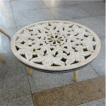 WOODEN ROUND TABLE W/STAND -49X48
