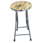 WOODEN FOLDING STOOL