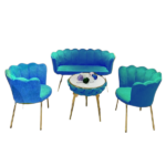 4 PCS SOFA SET 5CTN-BLUE