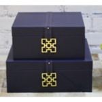 LEATHER GIFT BOX-25*25*13 CM