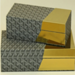 LEATHER GIFT BOX- 25*12*7.5 CM