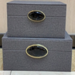 LEATHER GIFT BOX- 24*14*8 CM