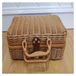 BAMBOO STORAGE SUITCASE-35X24X12CM
