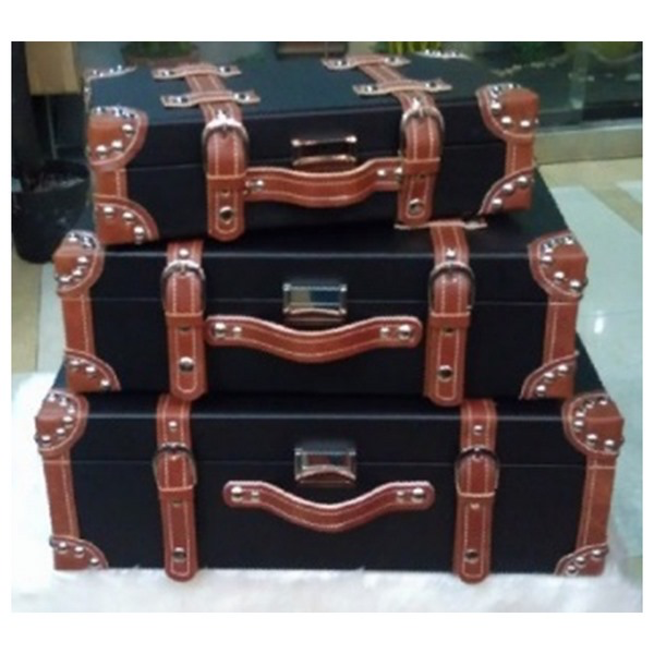1704243030108 LEATHER SUITCASE-44*28*15 CM - الصورة 1