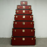 LEATHER STORAGE TRUNK BOX-70*35*20CM