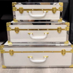 LEATHER SUITCASE- 40*26*21 CM