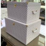 LEATHER GIFT BOX-55X40X35CM