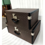 LEATHER SUITCASE-60X40X26CM