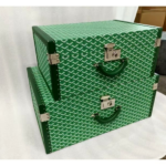 LEATHER SUITCASE-50X35X23CM