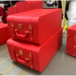 LEATHER SUITCASE-38X25X58CM