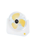 PORTABLE RECHARGEABLE FAN W/USB CABLE
