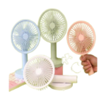 SIMPLE DESKTOP 3-SPEED FAN W/COLORED LIGHTS-DD-8007