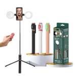 RING LIGHT WITH SELFIE STICK