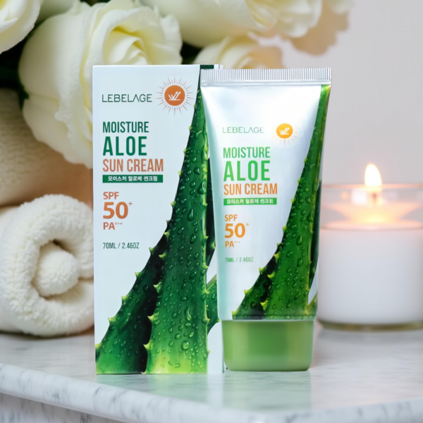 LEBELAGE MOISTURE ALOE SUN CREAM-70ML