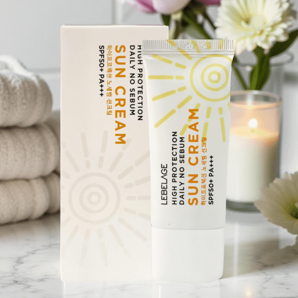 LEBELAGE HIGH PROTECTION
DAILY NO SEBUM SUN CREAM- 30ML