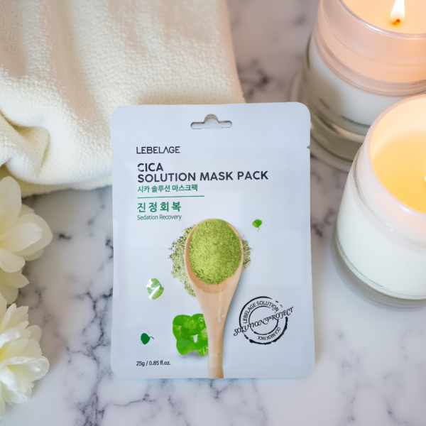LEBELAGE CICA SOLUTION MASK PAC-25GX10PCS