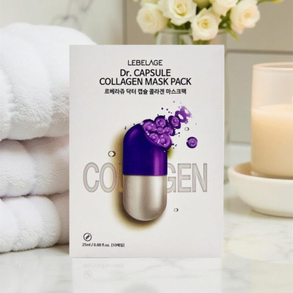 LEBELAGE DR. CAPSULE
COLLAGEN MASK PACK- 25MLX10PC