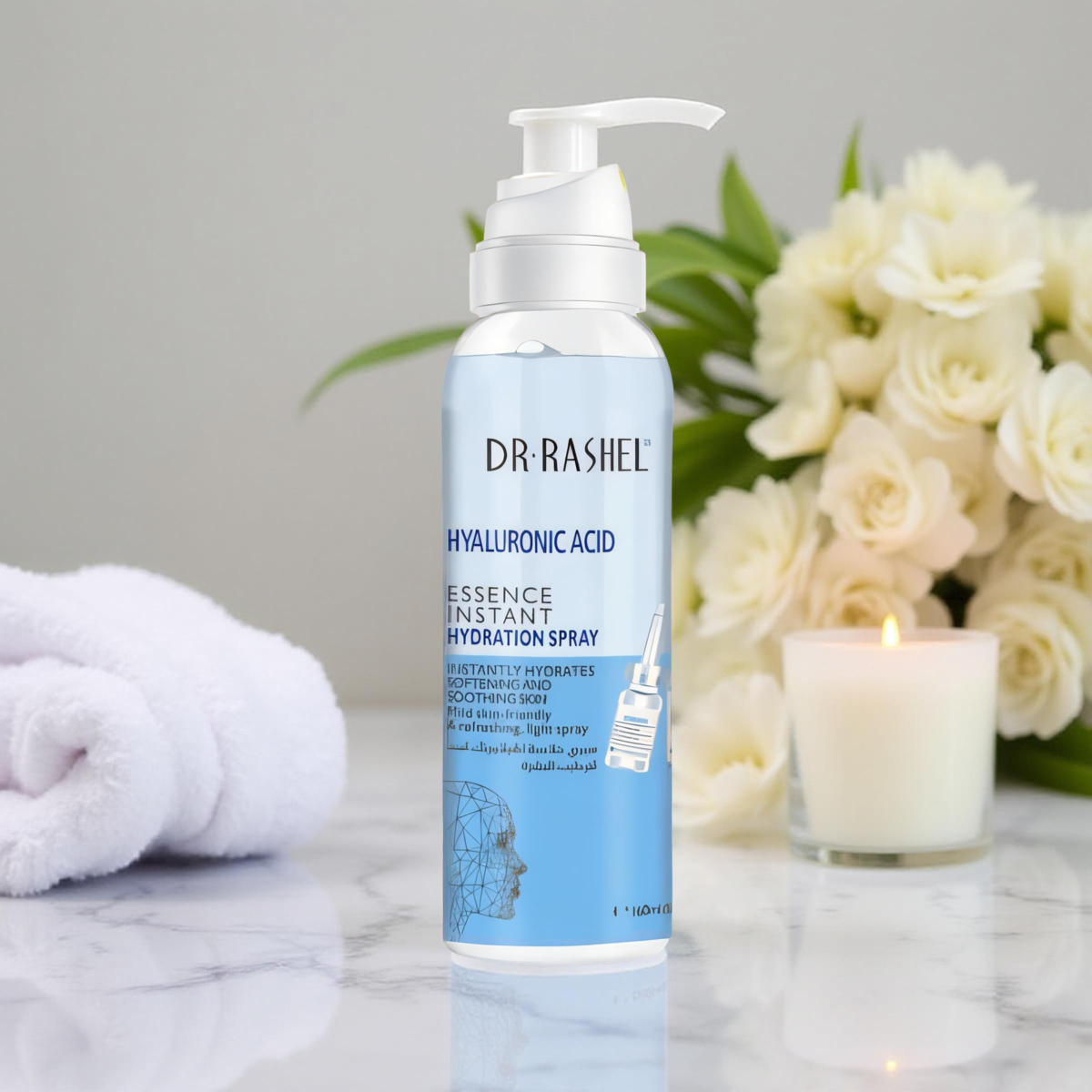 ⁦HYALURONIC ACID ESSENCE INSTANT SPRAY -160ML⁩ - الصورة ⁦2⁩