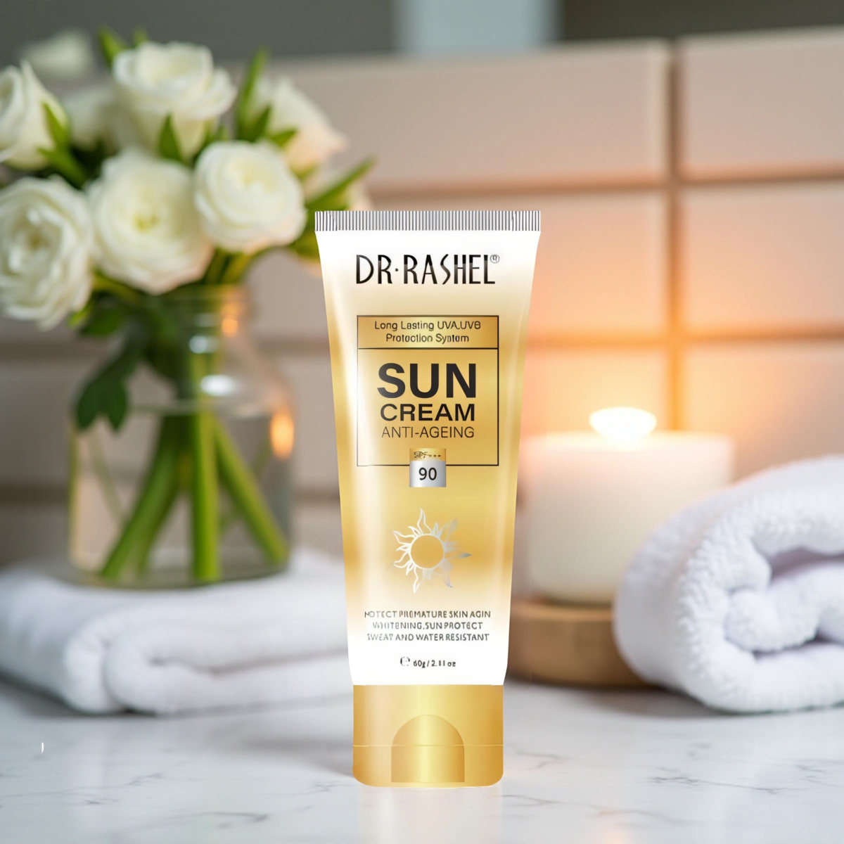 ANTI-AGEING WHITENING SUN CREAM -60G - Image 1