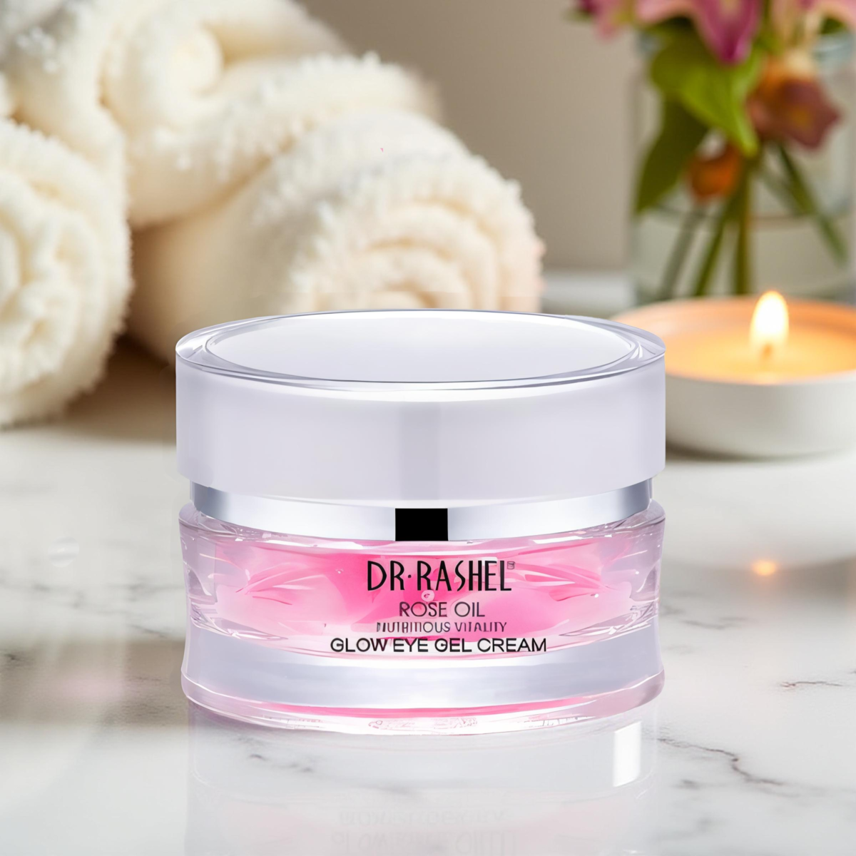 ⁦DR.RASHEL ROSE OIL GLOW EYE GEL CREAM⁩ - الصورة ⁦1⁩