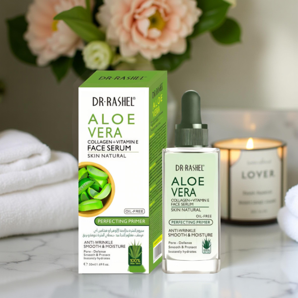 ALOE VERA COLLAGEN+VITAMIN C FACE SERUM-50ML-1X12