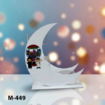 3-PART ACRYLIC MOON SHAPED CANDY BOX