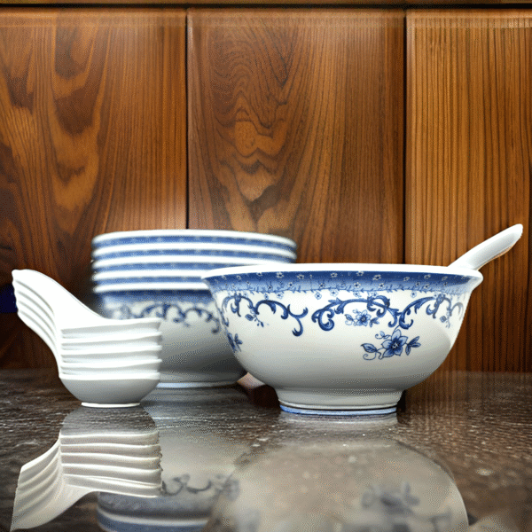 TRUST 12PCS MELAMINE SOUP SET-BLUE FETNH
