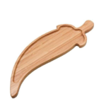 BAMBOO PLATE -37.5X12.6X1.6CM