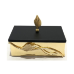 RECT. CANDY TRAY W/LEAF DESIGH