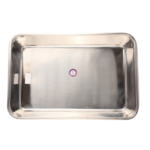 S/STEEL DEEP BAKING TRAY-NO.4