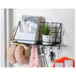 METAL RECT. RACK W/HANGER-35X12X20CM