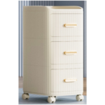 3-LAYER PLASTIC CABINET W/PULLEY -41X31.5X65CM