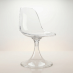 LEISURE CHAIR-49.5X46X85.3-CLEAR