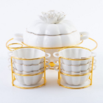 CERAMIC CASSEROLE DISH W/6 PCS BOWL SET-2L+220ML
