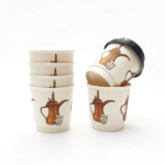 VELVET 40Z DISP DOUBLE WALL CUP SET-25PCS