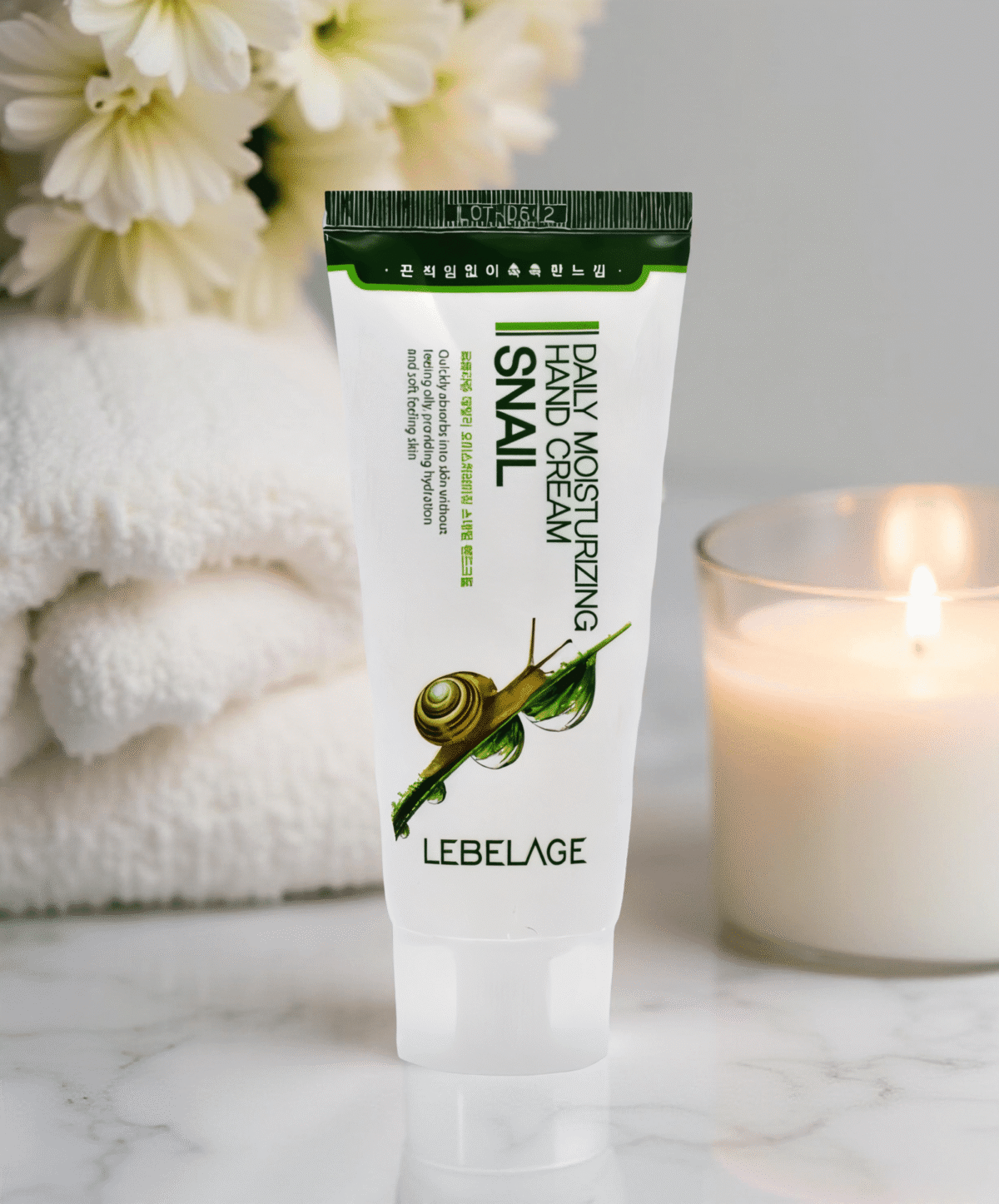 LEBELAGE DAILY MOISTURIZING SNAIL HAND CREAM-100ML - Image 1