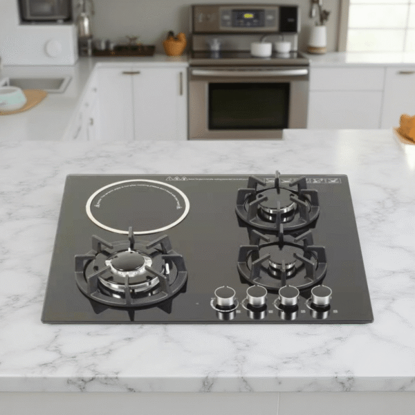 FANAR GAS+ELECTRIC GAS HOB 3+1 BURNER