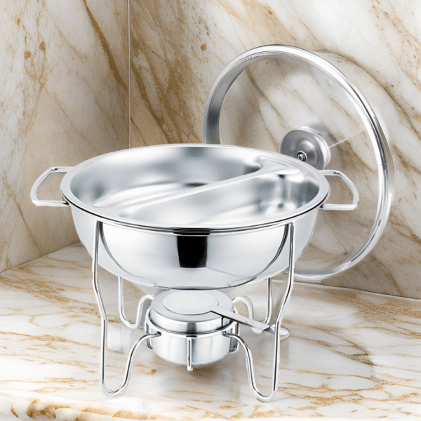 S/STEEL CHAFING DISH-SILVER