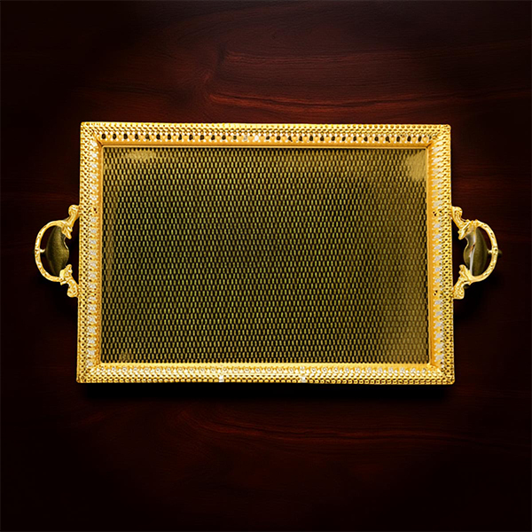 S/STEEL TRAY W/HANDLE+LEG