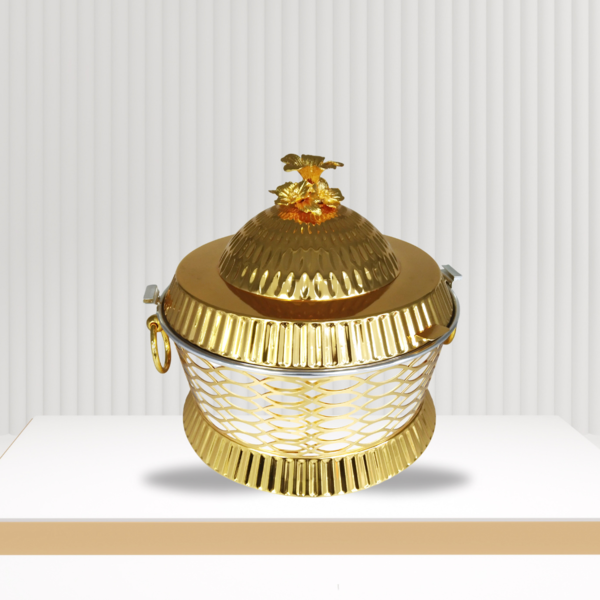 0187228060673 4.5L HOT POT SILVER GOLDEN - الصورة 1