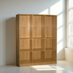 HEVEAPAC BOOK SHELF-1715X295X1225MM-OAK