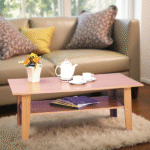 HEV. COFFEE TABLE-390X560X1070MM-BEECH/QUEEN