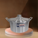 ALUMINUM COOKING POT W/COVER-44CM