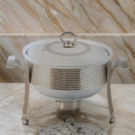 ROUND CASSEROLE W/WARMER RACK-10