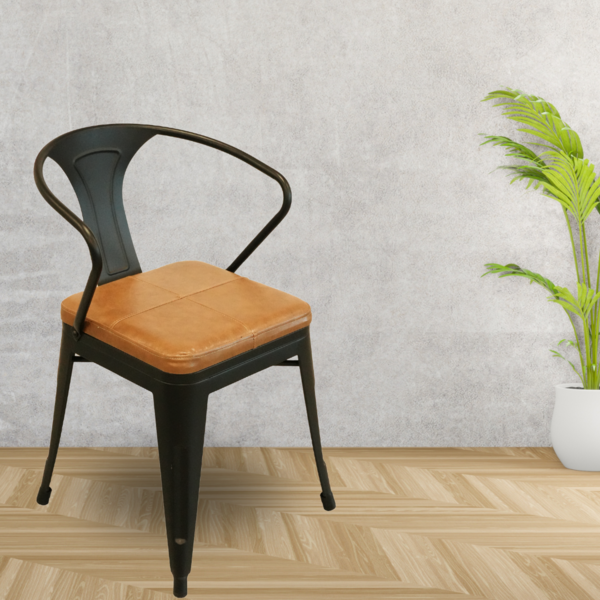 1667230080001 METAL CHAIR-53X54X77.5CM - Image 1